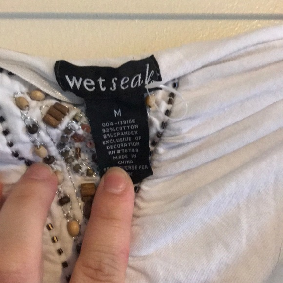 Y2K Tube top with bead detailing - Picture 3 of 3